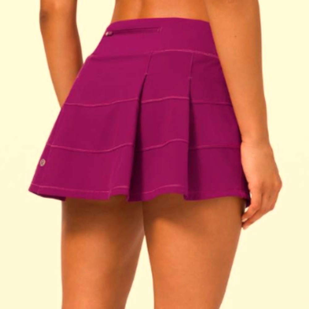 Lululemonโ Pace Rival Skirt Skort Sz 2 Pink Berry Fuschia Pickleball Tennis Run